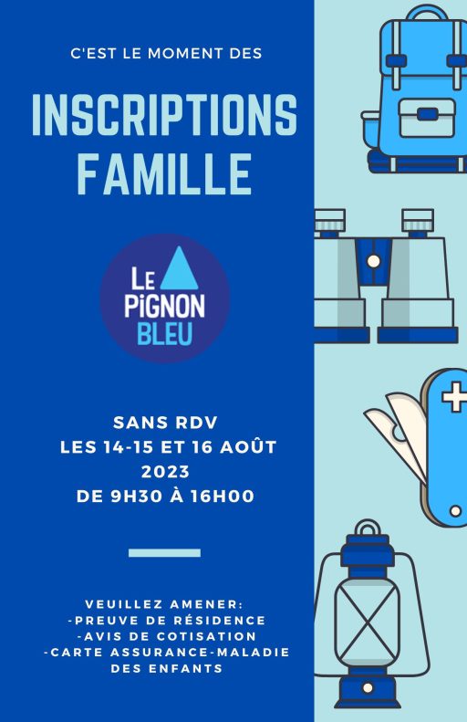 Inscriptions 2023-2024